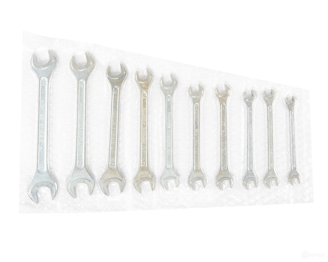 Набор ключей гаечных рожковых двусторонних 10 шт. (8-24) вак.уп. SITOMO BELARUS