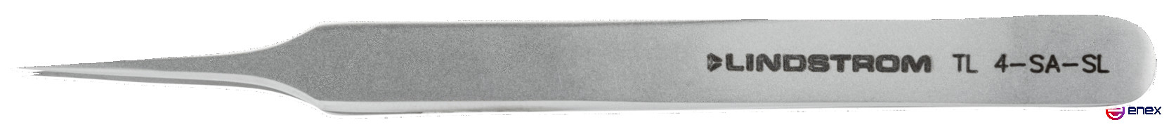 Stainless steel tweezers/antimagn/110mm/thin tips