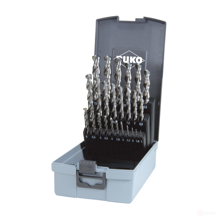 Набор сверл по металлу HSSE-Co 5 UTL 3000, 25 предметов, 229215RO
