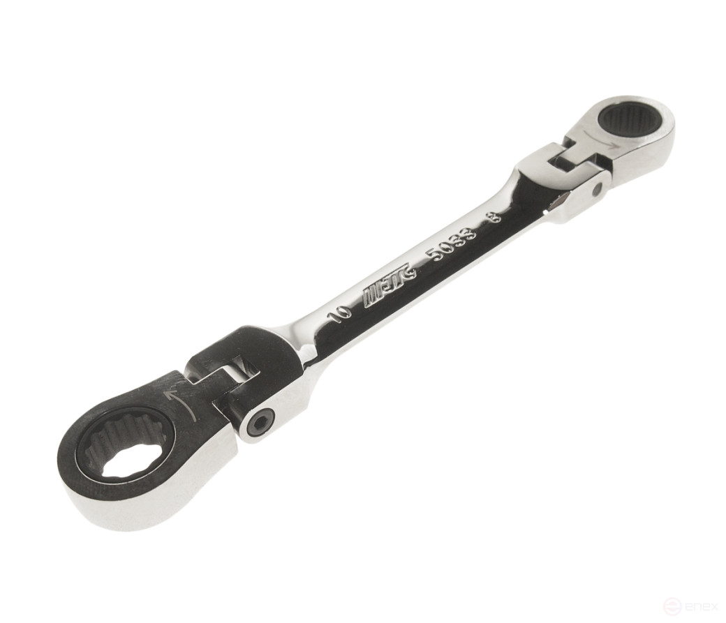 Union wrench 8x10mm ratchet hinge L=125mm JTC
