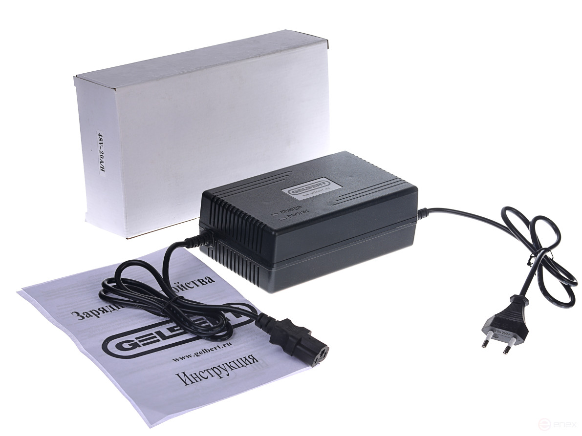 Зарядное устройство Gelbert для свинцовых аккумуляторов 48V20A/H (3A)