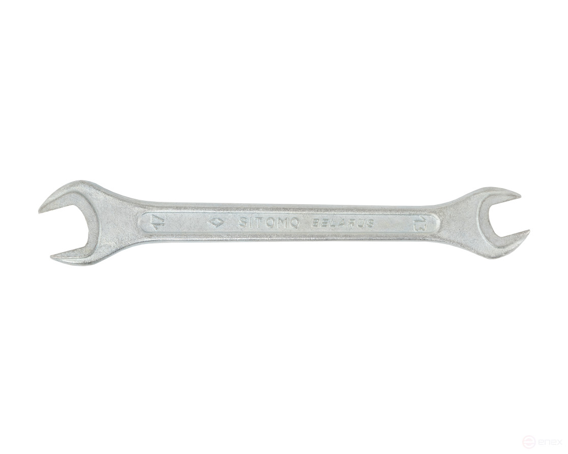 Ключ гаечный рожковый двусторонний 13x17 оцинкованный SITOMO BELARUS