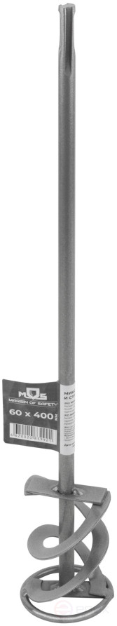 Миксер для краски и строительных смесей, хвостовик SDS-PLUS 60х400 мм