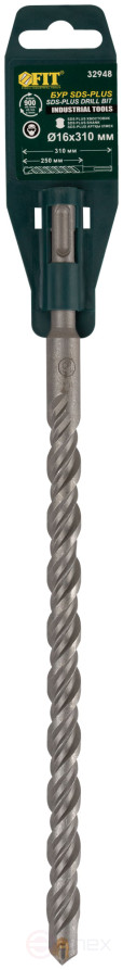 SDS PLUS concrete drill with double thread 16x310 mm