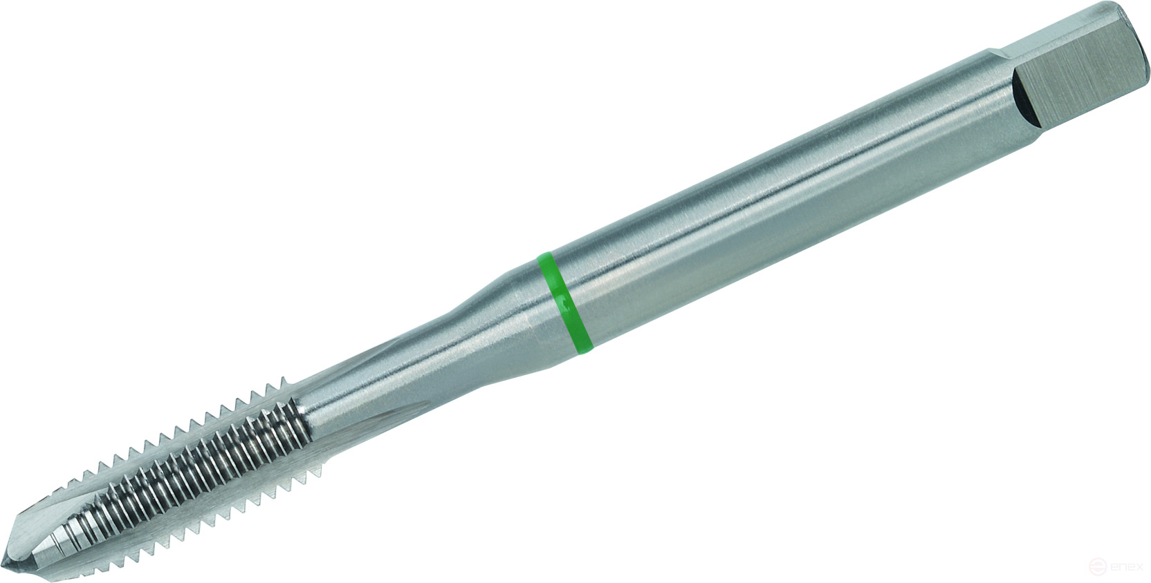 Tap HSS-E M10 mash.(35346) with a green VOLKEL stripe