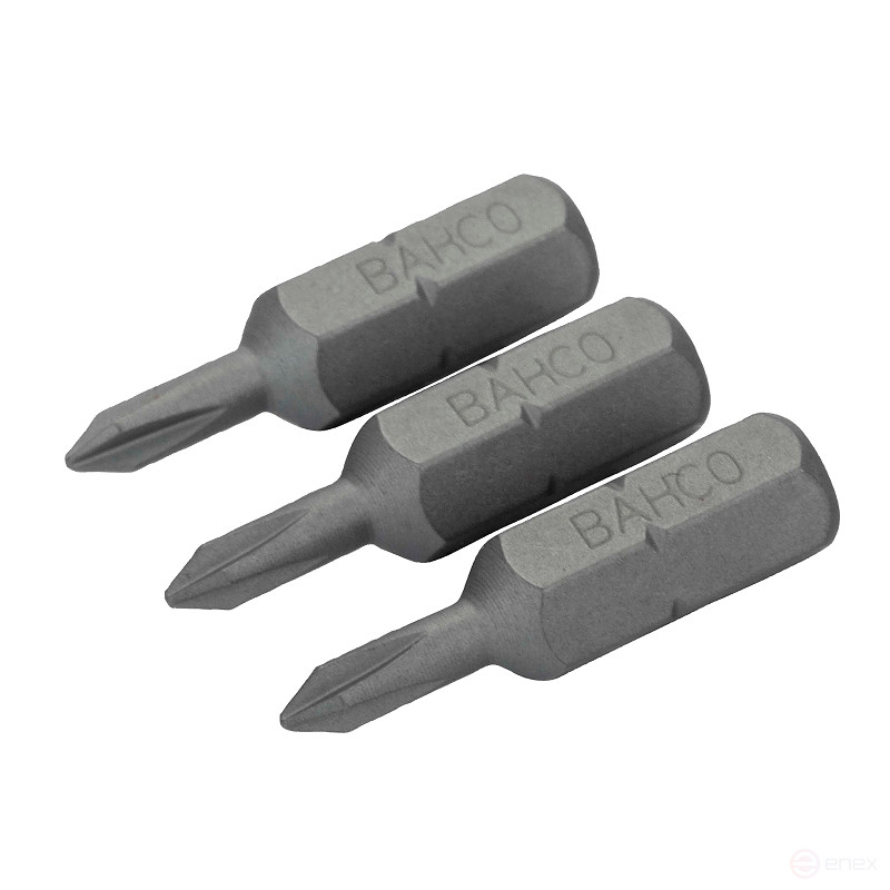 1/4" Bits for Phillips PH1 screws, L=25 mm, 10 pieces