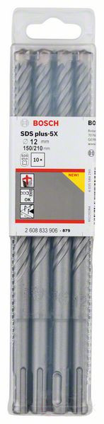 Ударные сверла SDS plus-5X 12 x 150 x 210 mm, 2608833906