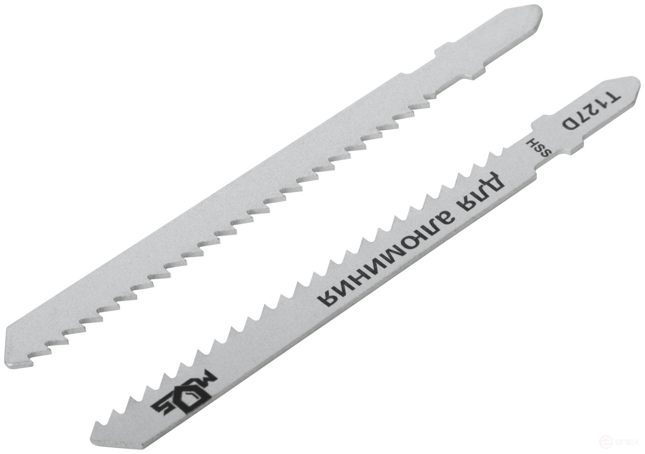 Полотна для эл. лобзика, T127D, по алюминию и пластику, HSS, 100 мм, 2 шт.