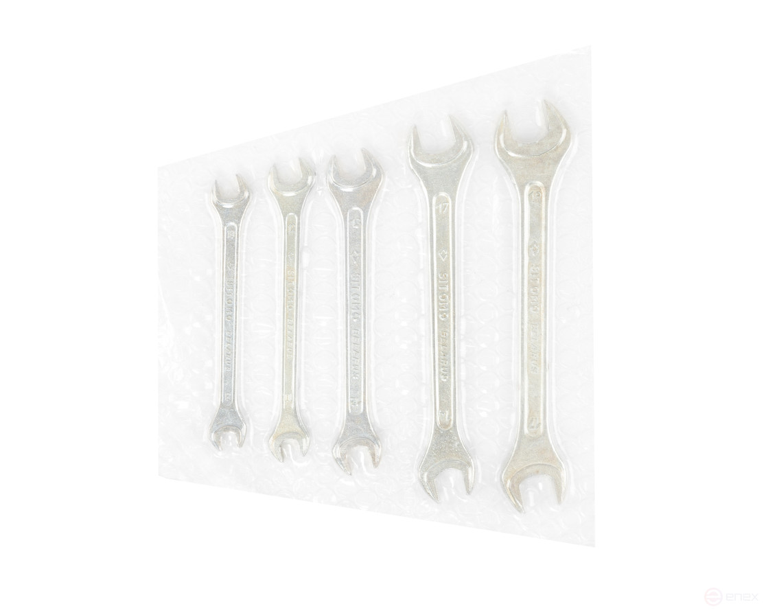 Набор ключей гаечных рожковых двусторонних 5 шт. (8-19) вак.уп. SITOMO BELARUS