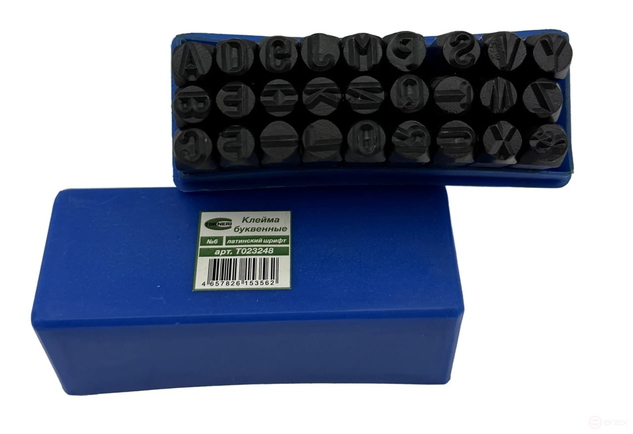 Letter stamps No. 6 Latin font TORNERI T023248