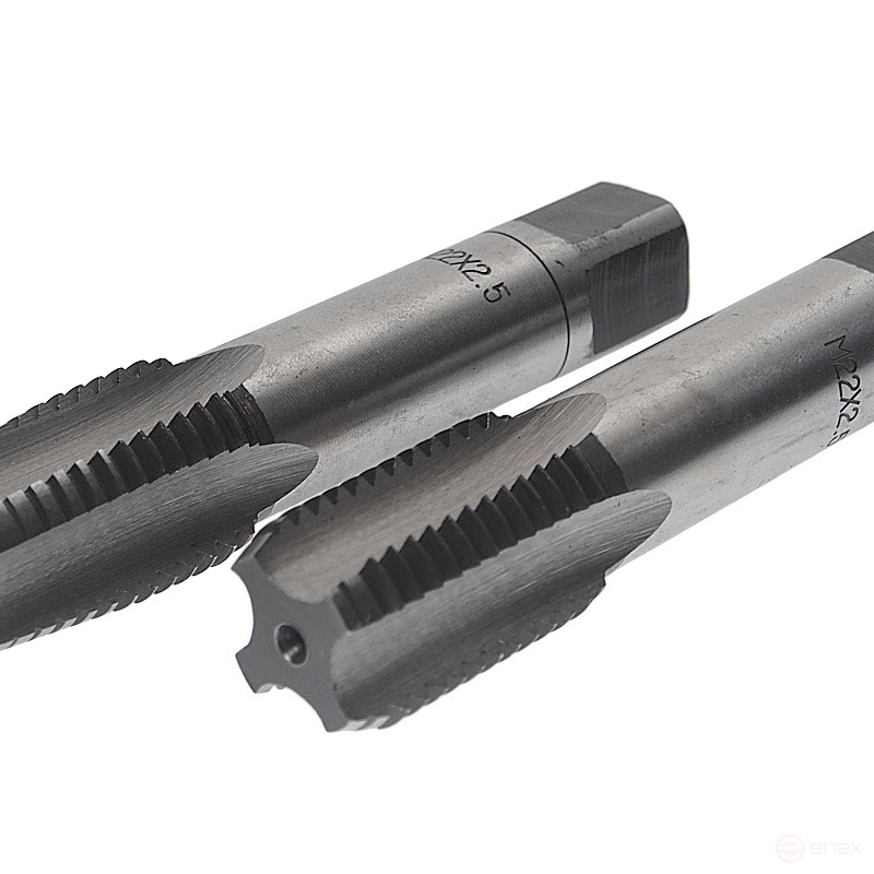 Метчик ER-02225M M22x2,5 (2шт),в пластиковом футляре ЭВРИКА /1