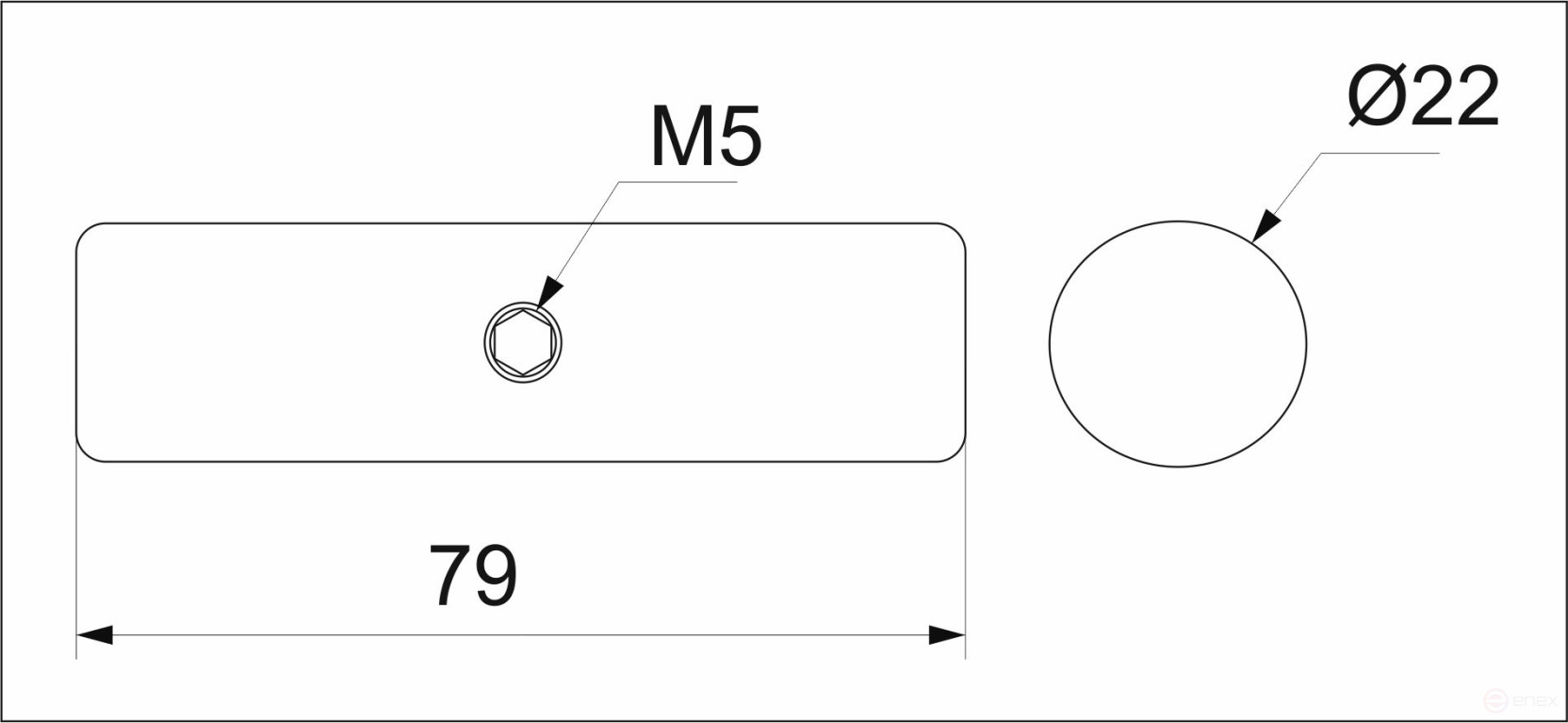 Соединитель 2-х труб d25 (513) внутренний торцевой, вакуум AKS
