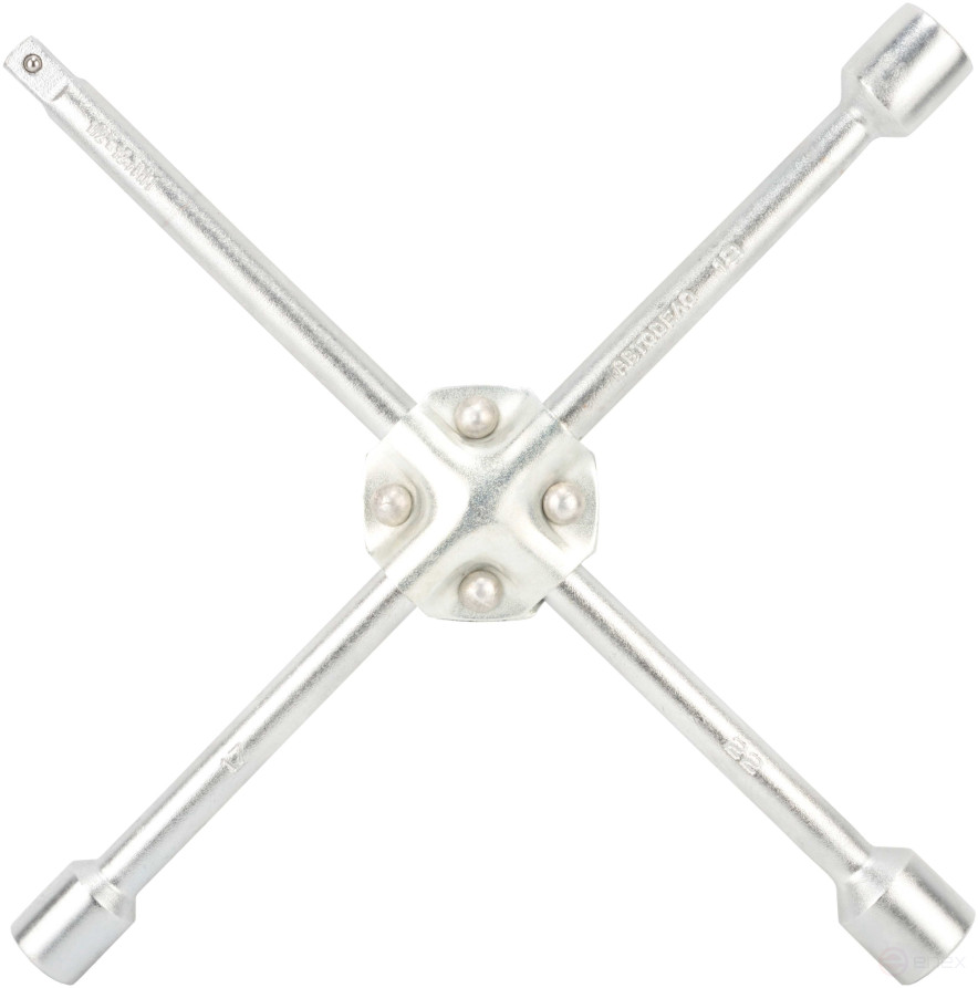 Ключ баллонный-крест (17*19*22*1/2")(усиленный) 380мм (АвтоDело) 34412