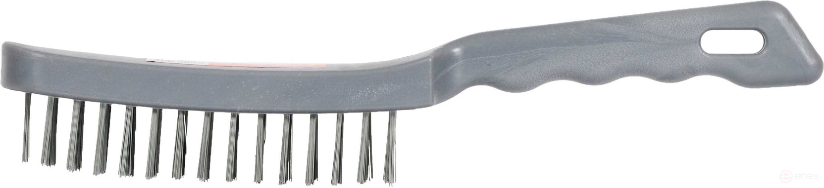 3-row metal brush with plastic handle (Avtodor) 44013