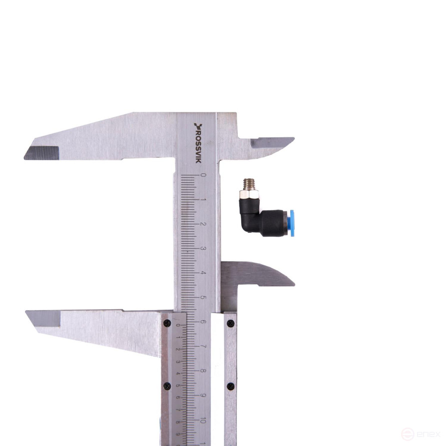 Фитинг цанговый угловой M5 4мм