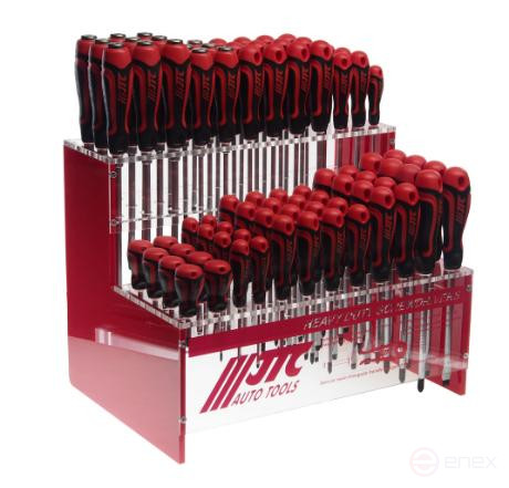 Набор отверток силовых 84 предмета на стенде JTC