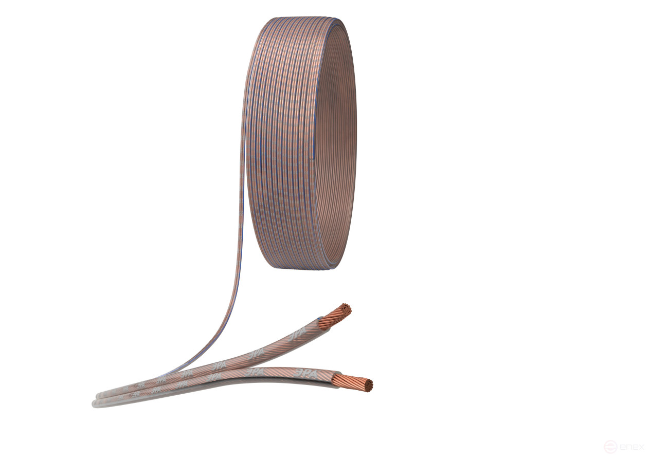 A-100-S ERA Speaker Cable 2x1.0 mm2 transparent 100 m