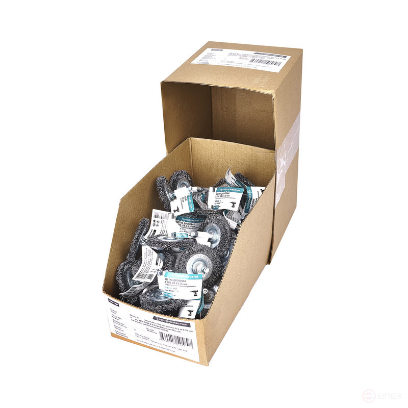 Щетка 161 диск., гофр. для дрелей Мастер 6гр хв 6.35 мм D50 мм уп. 1/50/150