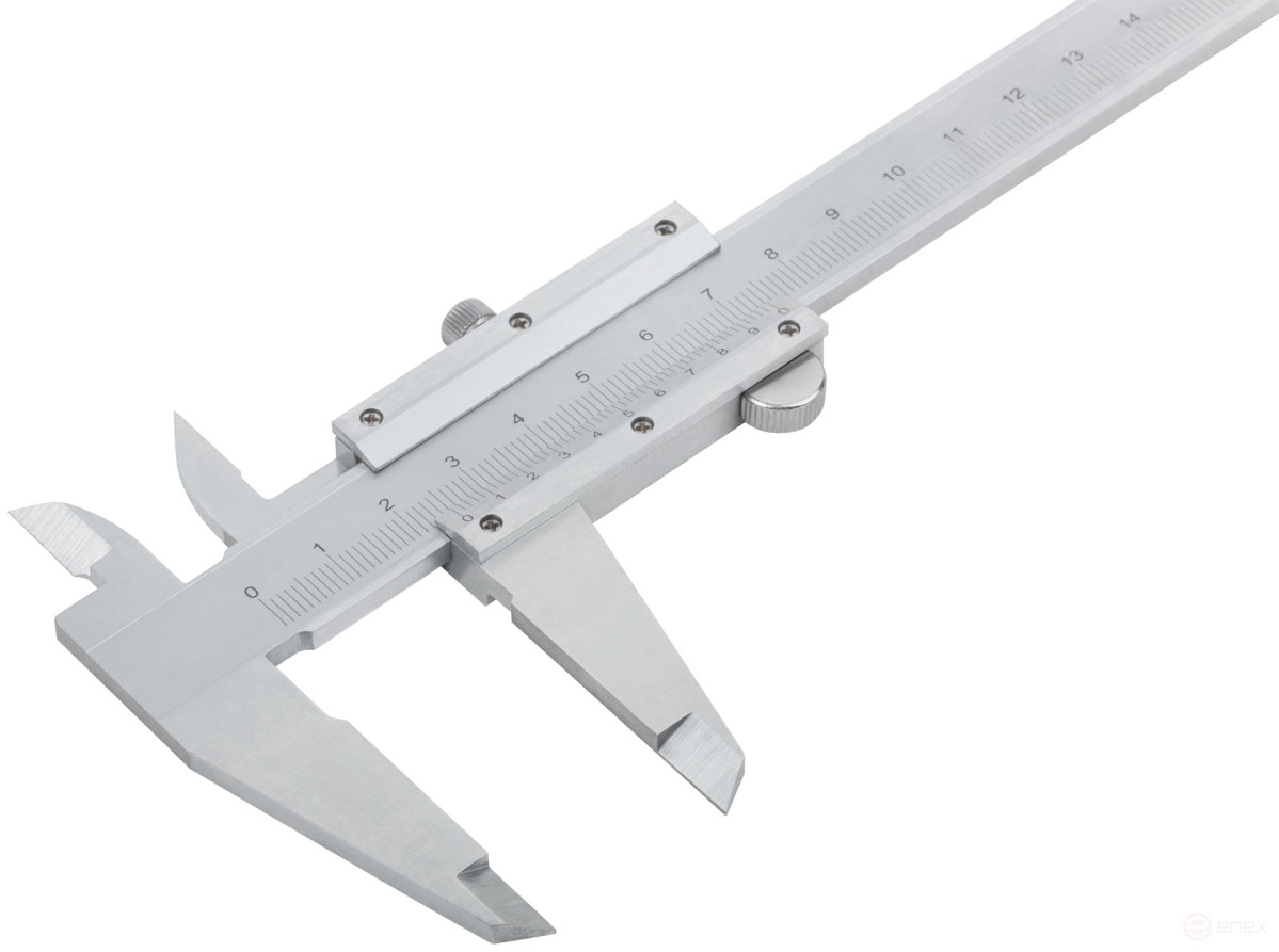 Штангенциркуль металлический нержавеющий 200 мм/ 0,02 мм (пластиковый кейс)
