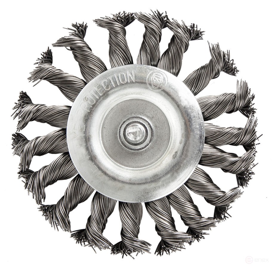 Кордщетка для дрели радиальная витая ПРАКТИКА 100 мм, хвост 6 мм (242-885)