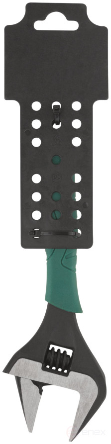 Adjustable key "Carat", CrV, sharpened narrow jaws, scale, magnified.gripper, rubberized.handle 200mm (39mm)