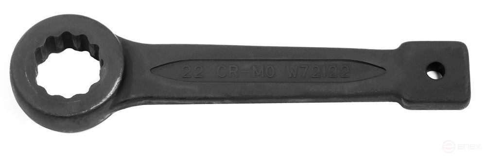 W72122 Ключ гаечный накидной ударный, 22 мм