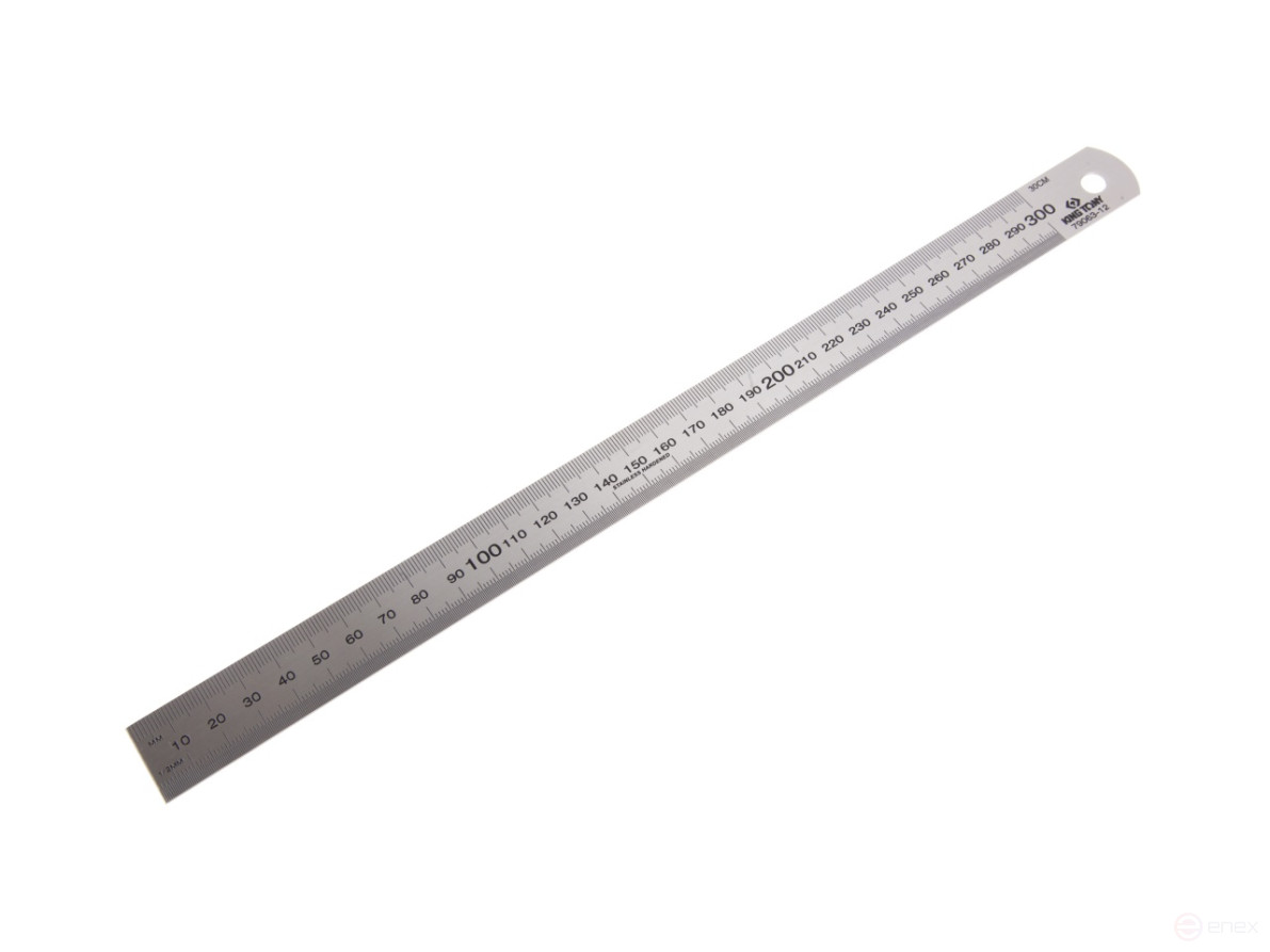 Ruler metal 30 cm KING TONY 79063-12