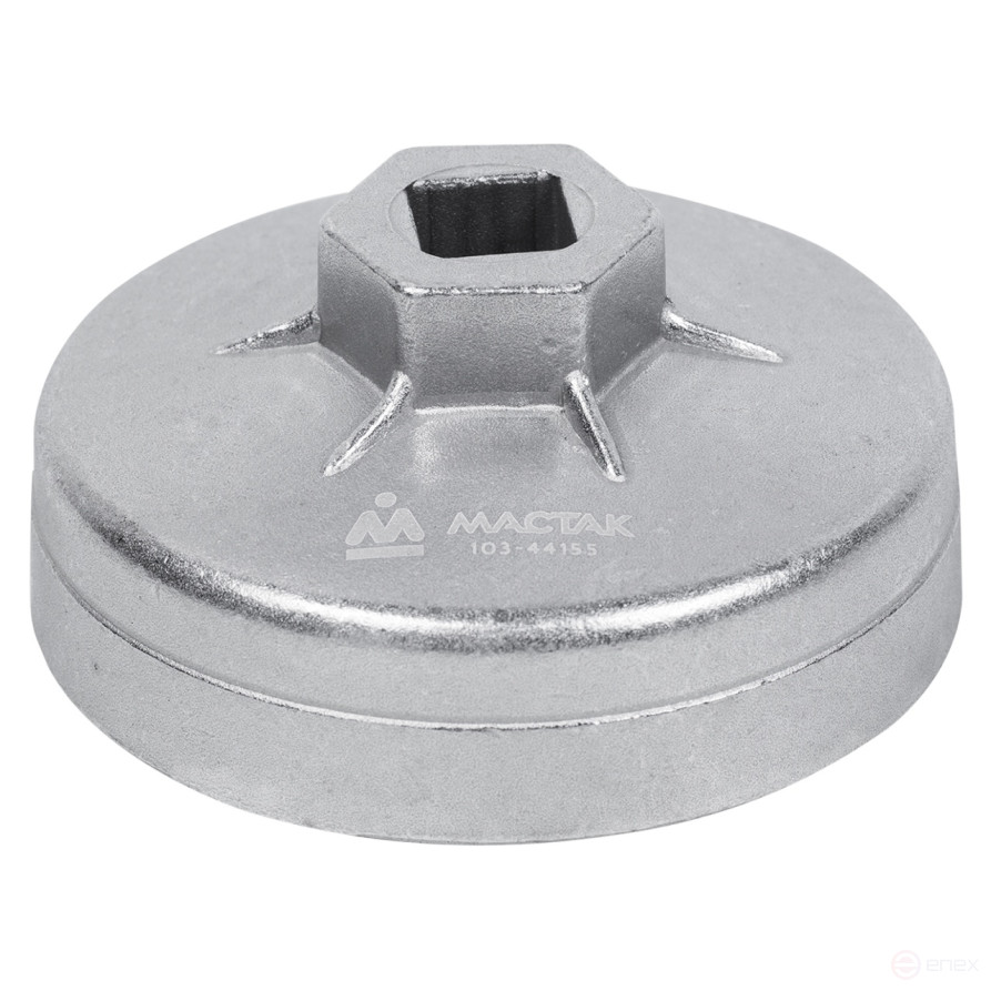Oil filter puller, 75 mm, 15 facets, end PLATE 103-44155