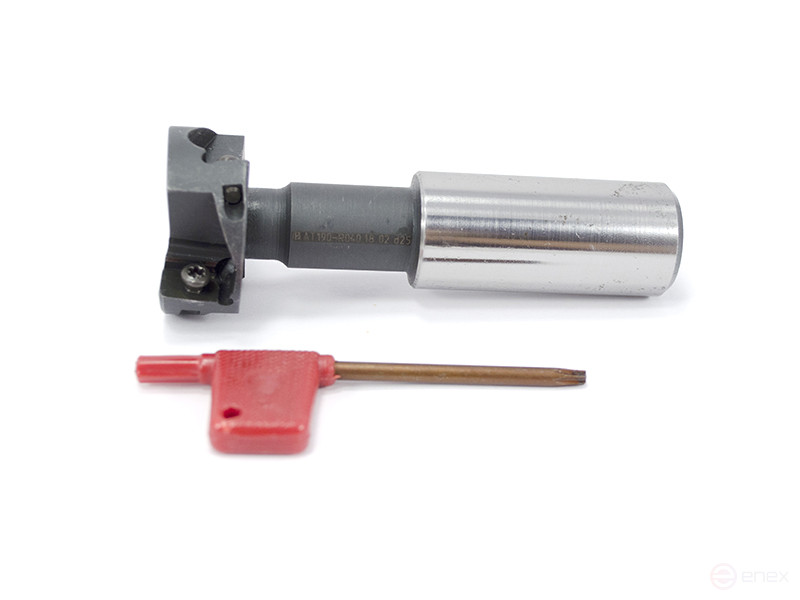 Фреза т-образная 50 х 22 паз 28 с механическим креплением 4гр. пл. SPGT 110408, SPGT 140512 Z=4 (2х2) ц/х dхв=32 СОЖ AT290-R050.22.02.d32.C «Русский Инструмент» (РИ)