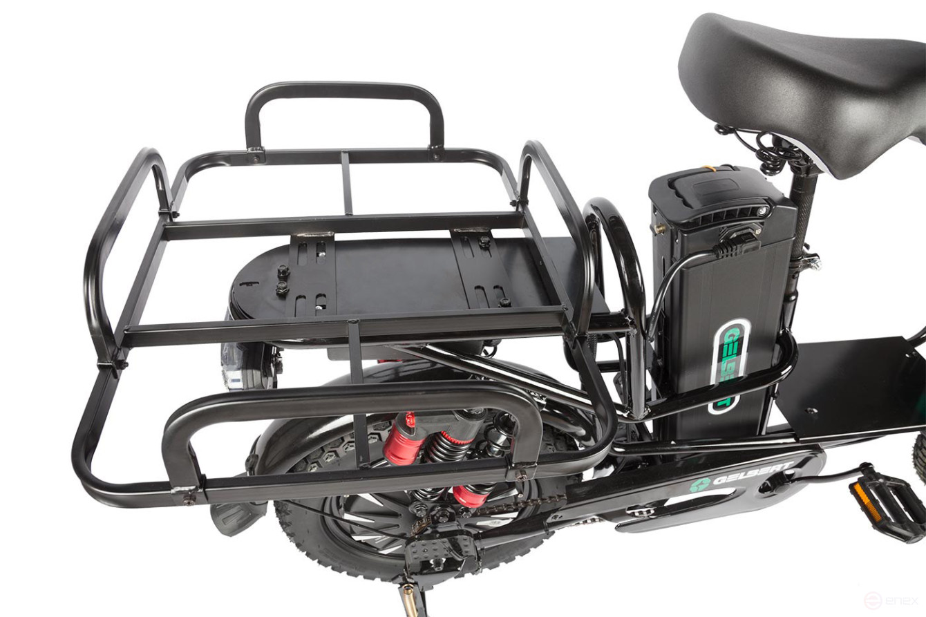 Электровелосипед Gelbert Khan Monster 1, черный