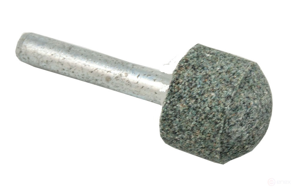 Шарошка абразивная ПРАКТИКА карбид кремния, закругленная 19х16 мм, хвост 6 мм, блистер (641-305)