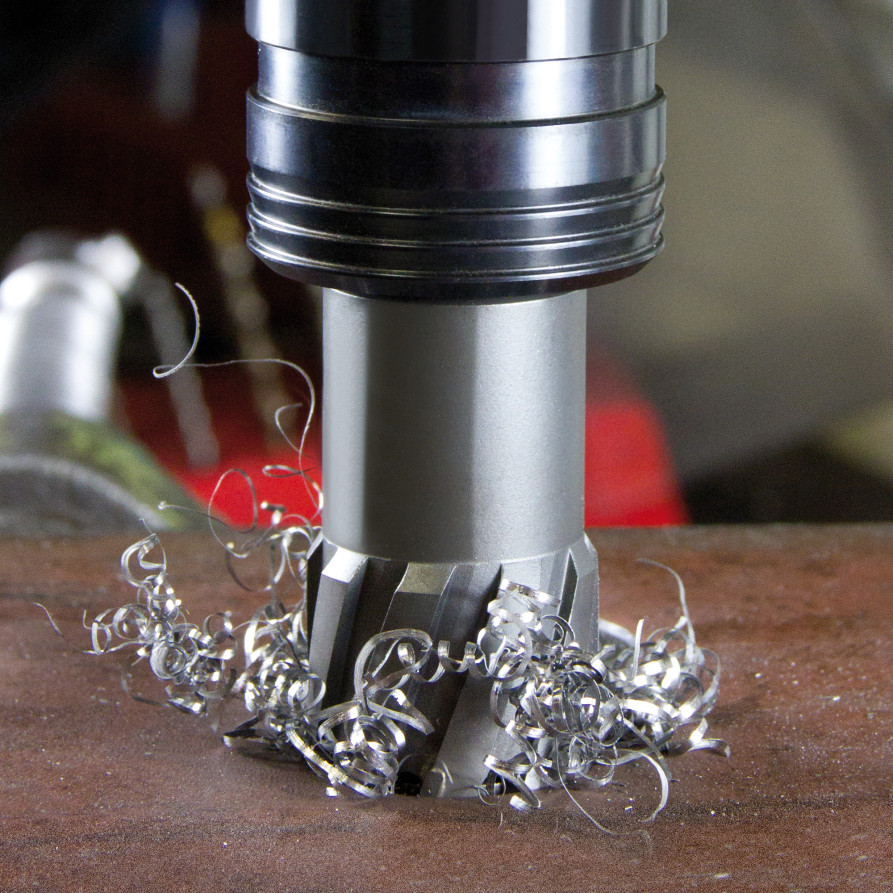 Сверло корончатое с впаянными твердосплавными пластинами с хвостовиком Weldon 3/4 Ø 25