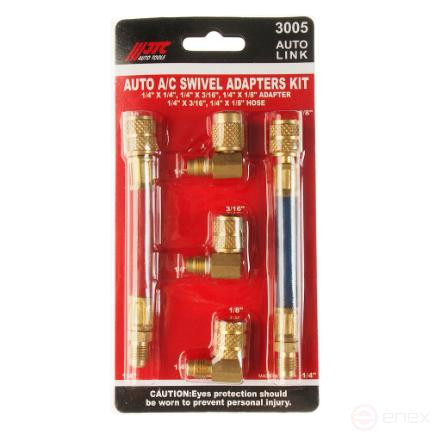 A set of adapters for refueling the air conditioner (R-12) JTC