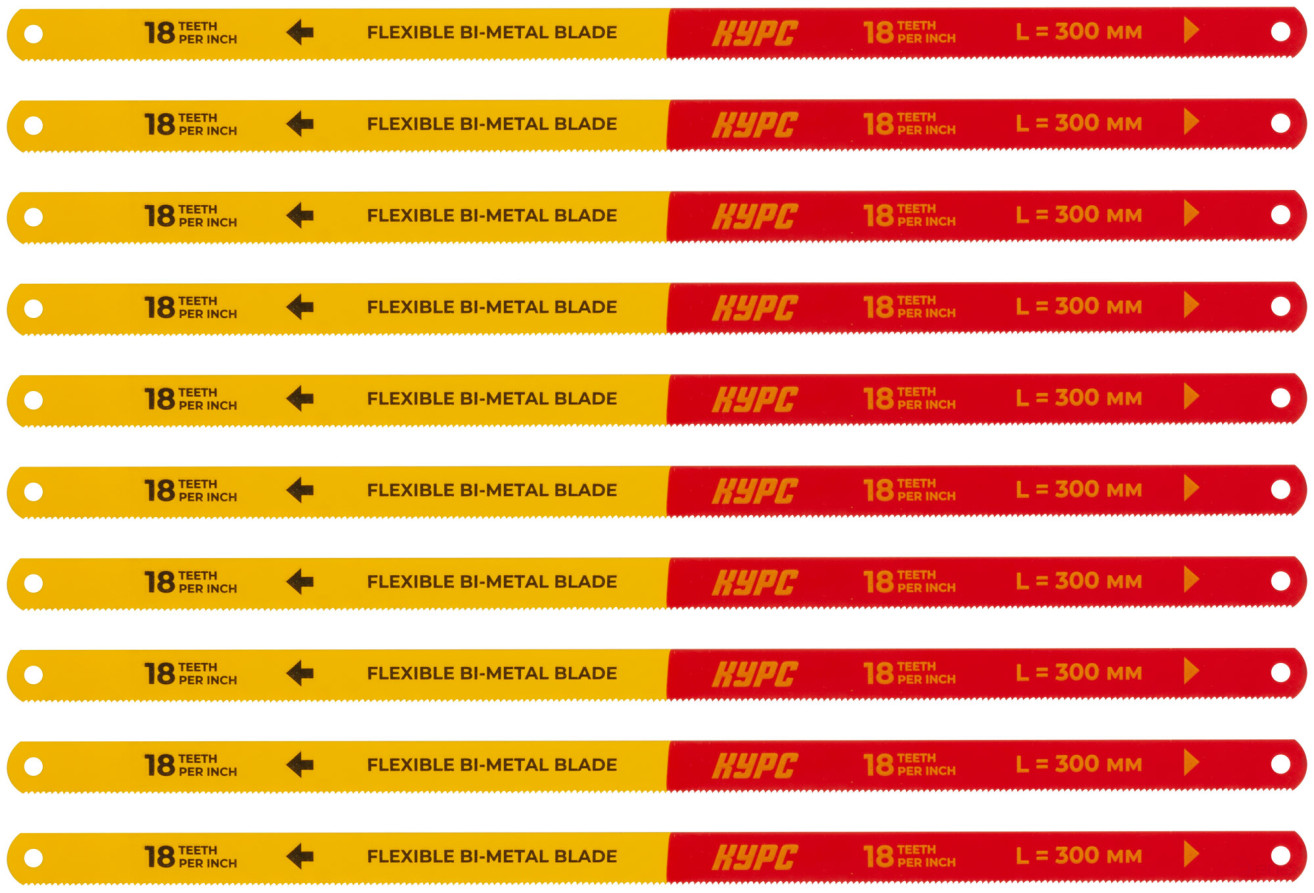 Hacksaw blade for metal 300x12 mm Profi (Bi-Metal), 10 pcs. ( 18 TRI )