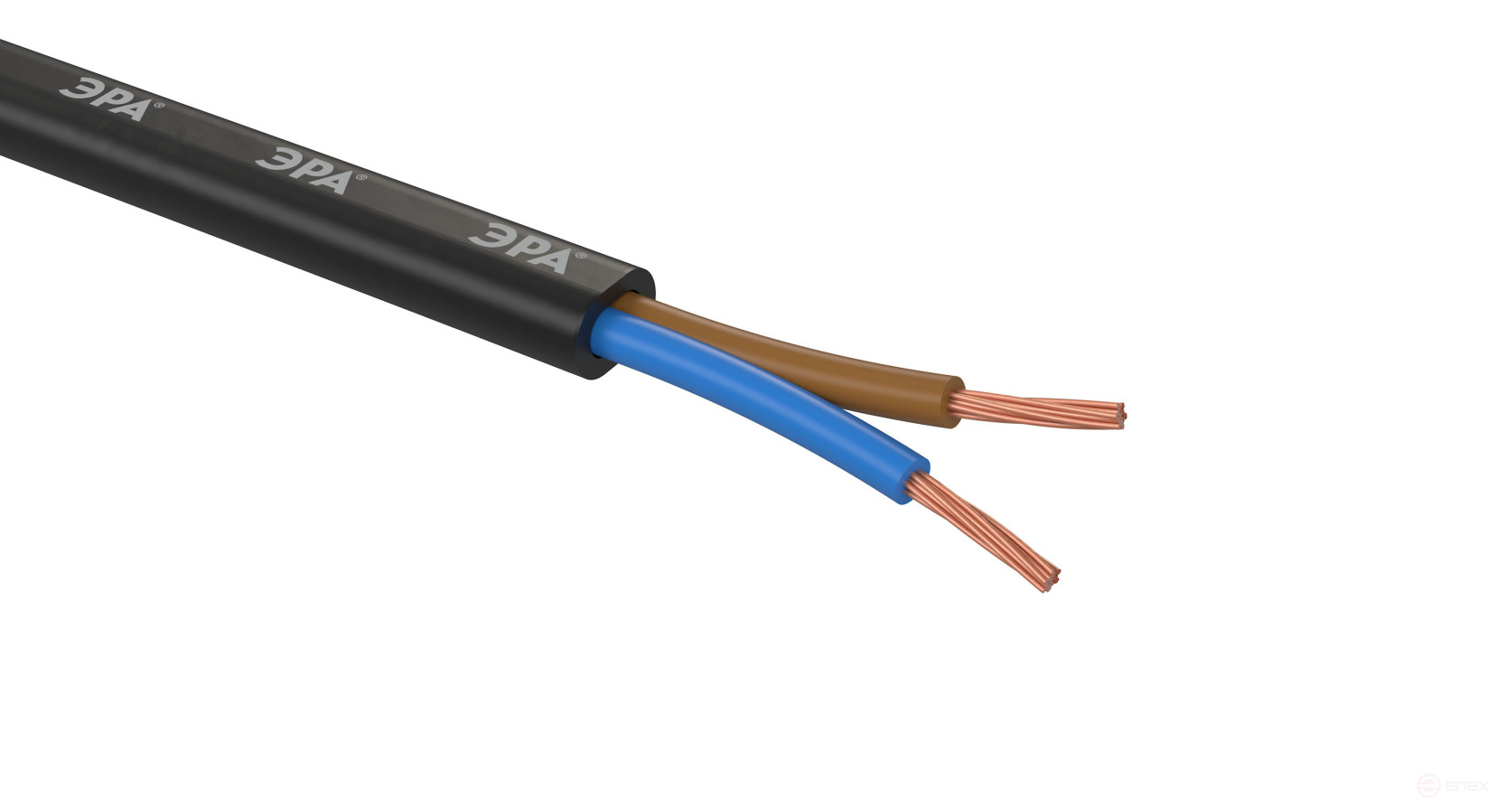 SHP2-0.5-50H ERA SCHWVP Wire 2x0.5 mm2 50m Black