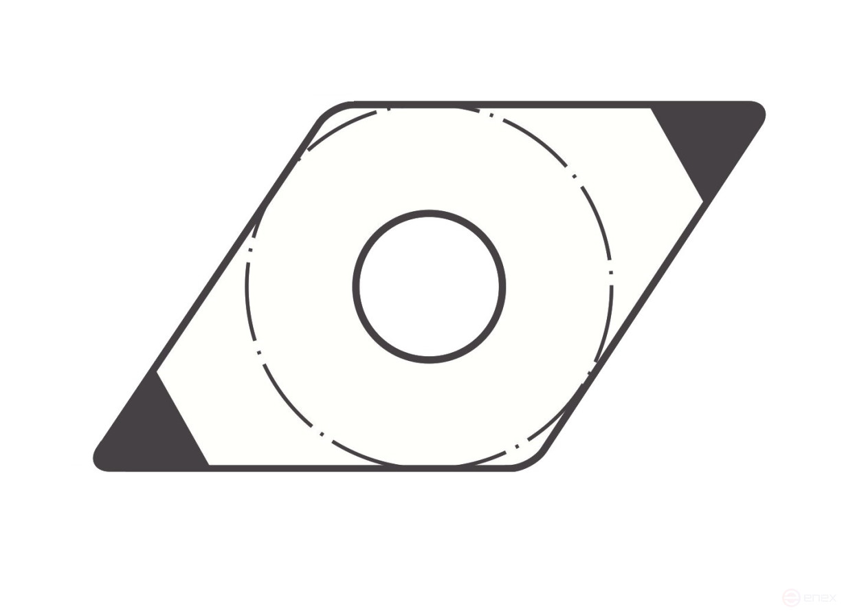 Plate DNGA150408S01030-2N CBN HPN2001