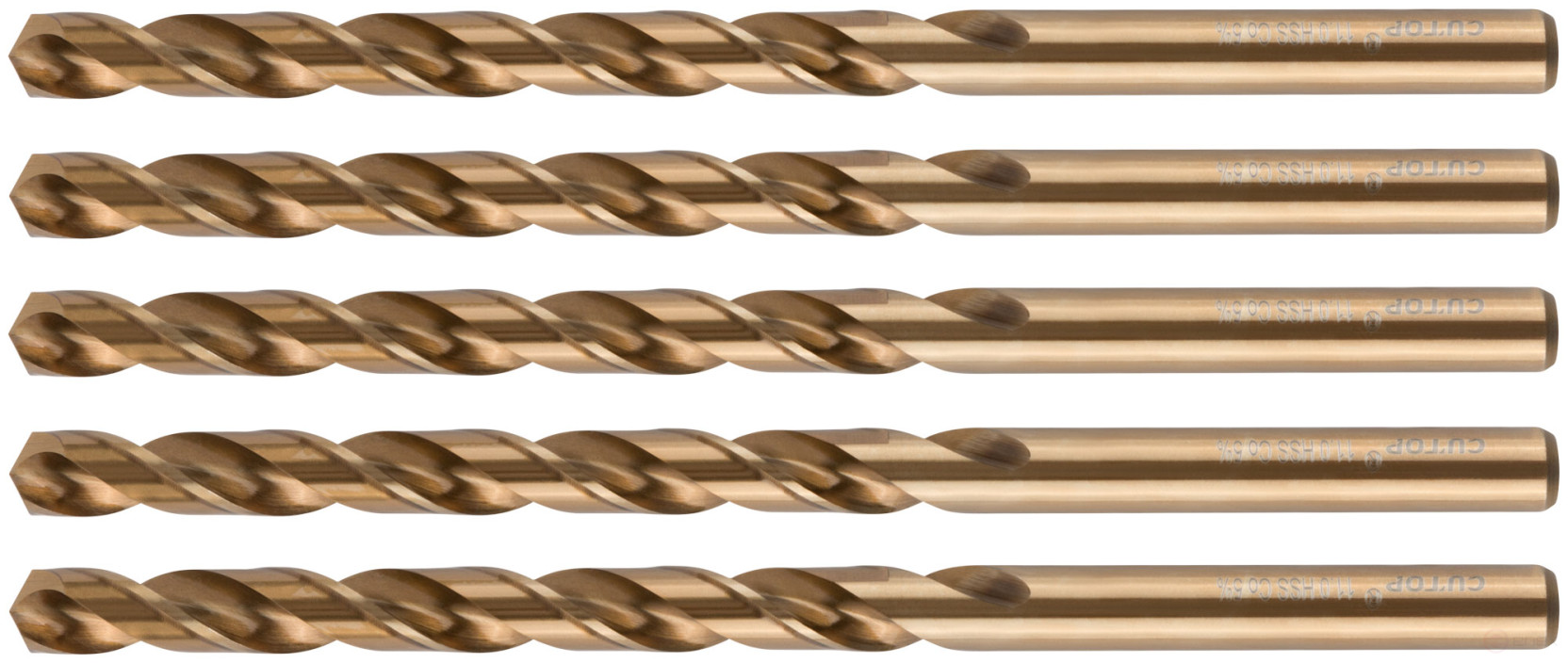 Сверло по металлу удлиненное CUTOP Profi с кобальтом 5%, 11 х 195 мм (5 шт.)