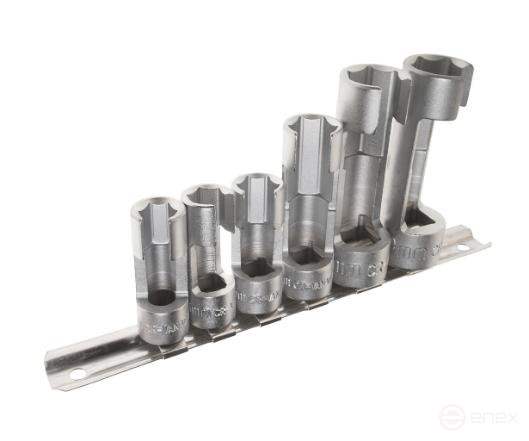 Set of split 6-sided 6-piece JTC heads