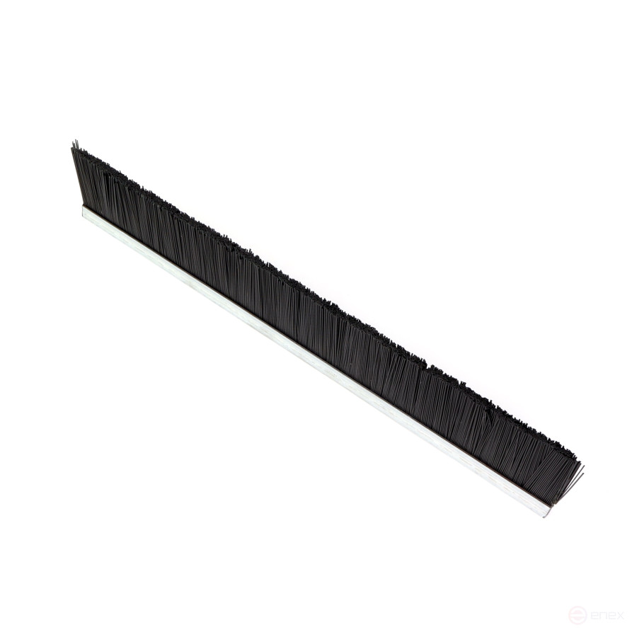Strip brush under the gate 2500*50*8 , pile height 42 mm PPL black 0.50 (EB-1167)