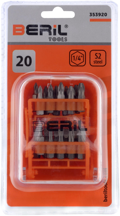 Набор насадок 20 предмет.(пласт/ф) BERIL