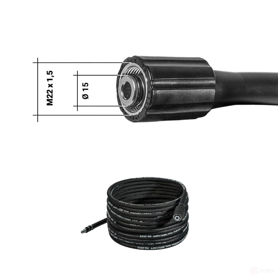 Шланг высокого давления BORT BHS-10-Steel-R