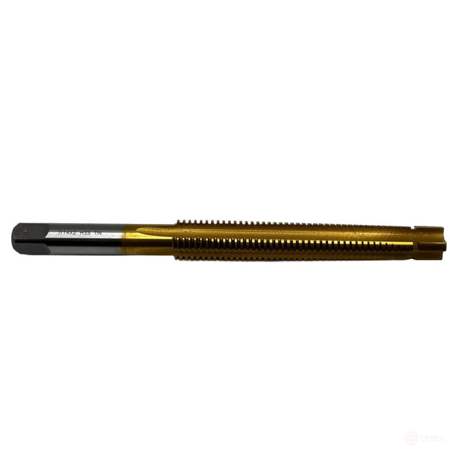 Trapezoidal tap Tr 14x2 P6M5 with TiN TORNERI coating T023841
