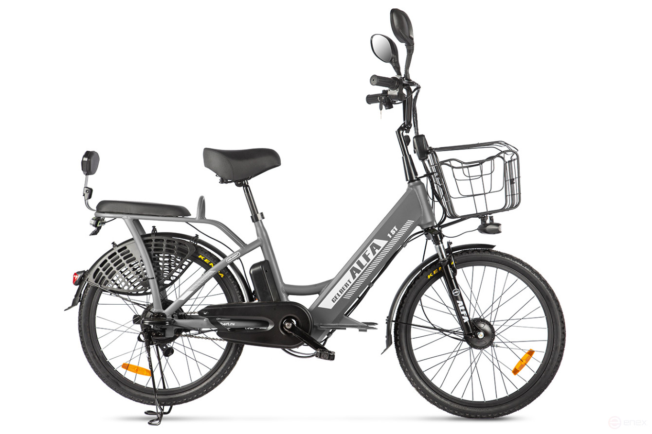 Gelbert ALFA 1 ST electric bike, black