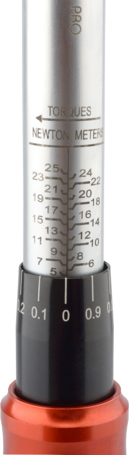 Wrench dynamometer. limit right-left thread 3/8" (5-25Nm; 280mm) Avtodor PRO 40339