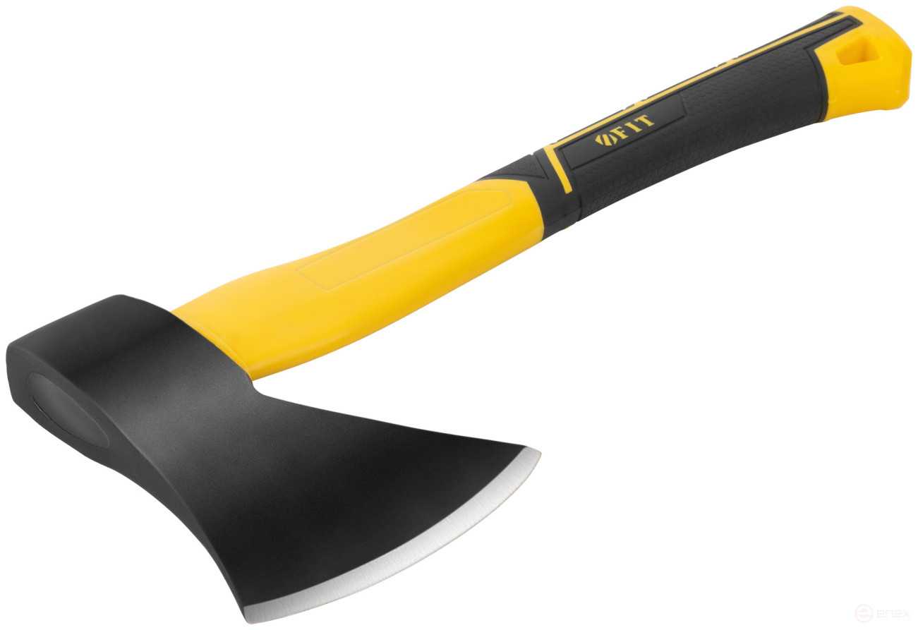 The axe is forged reinforced steel, reinforced fiberglass handle 1000 gr.