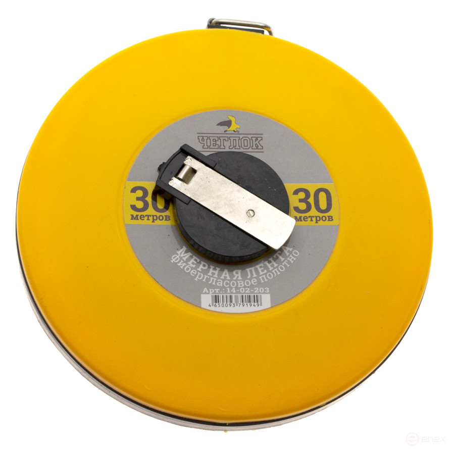 Рулетка геодезическая в закрытом корпусе 30 м, ЧЕГЛОК