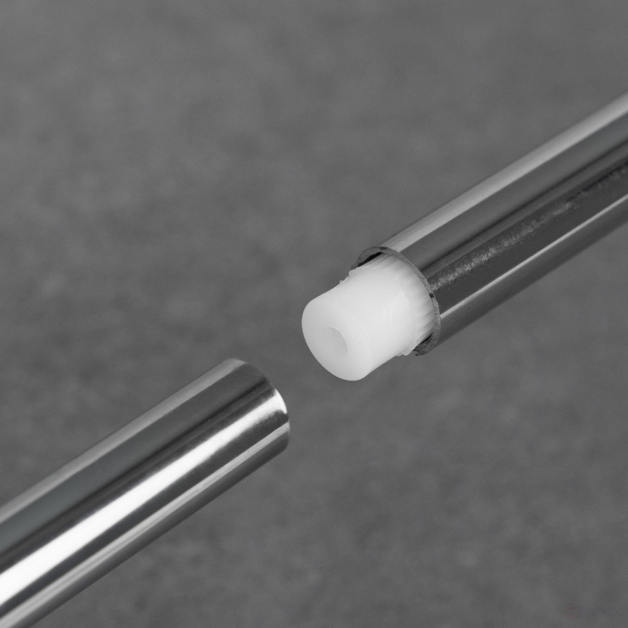 Соединитель пластиковый трубы d16 белый AKS