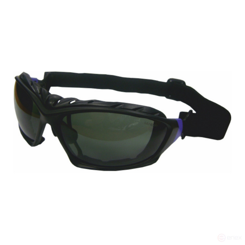 Safety glasses closed with direct ventilation ARCTIC north (5-3.1 PC) dark gray glass filter, 20 pcs.