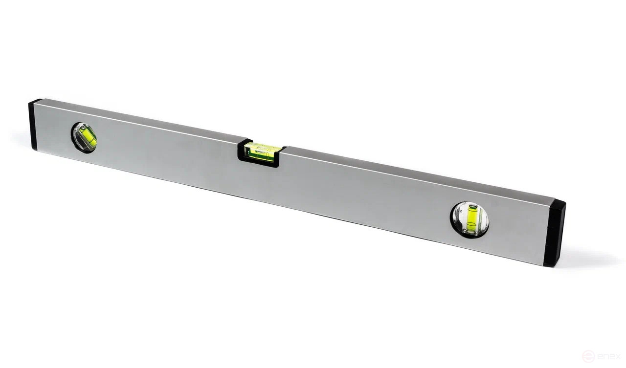 Уровень анодированный "ECO" (3 акриловых индикатора) 60 см