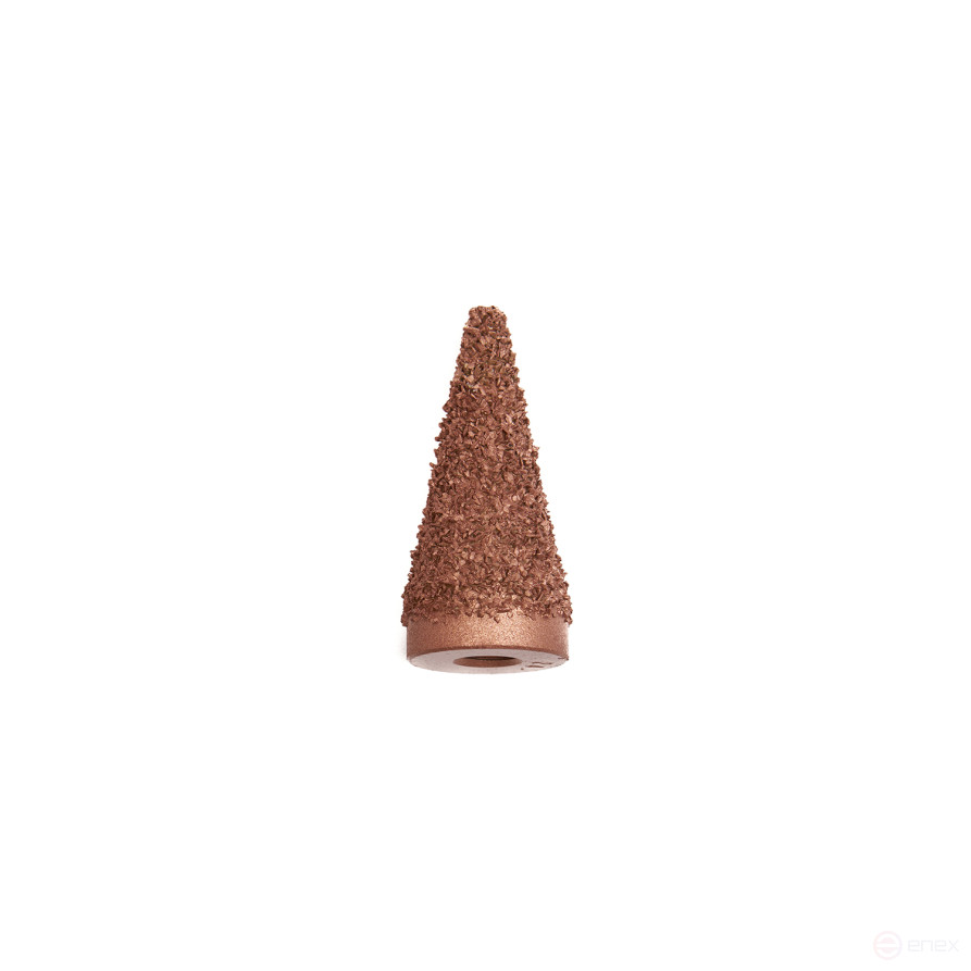 NS05-3324 Rough cone Ø25x50mm AH 3/8"-24 thead, 24 Grit